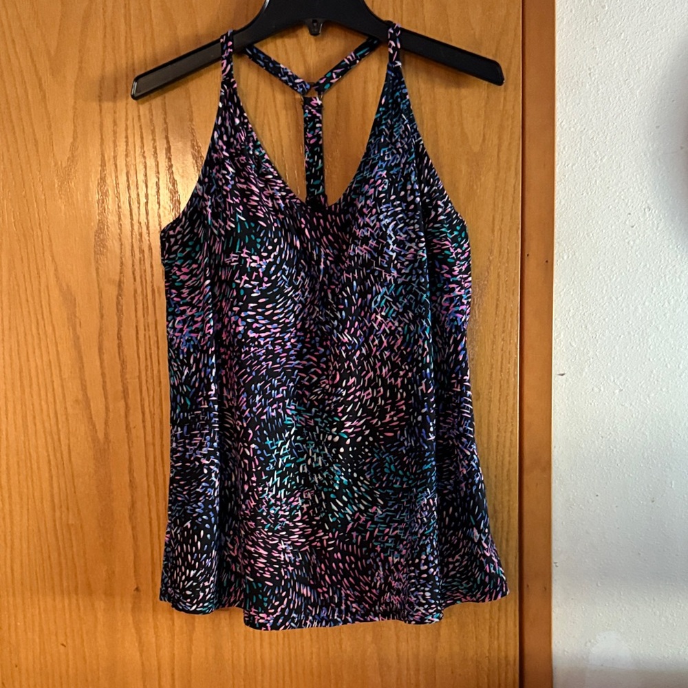Multicolor Women's Tankini, size 14